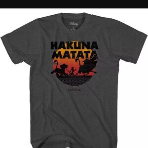 Disney Hakuna Matata Sunset Tee - Charcoal